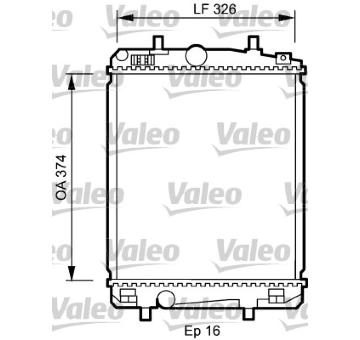 Chladič, chlazení motoru VALEO 735070