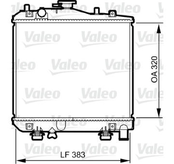 Chladič, chlazení motoru VALEO 735079