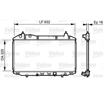 Chladič, chlazení motoru VALEO 735241