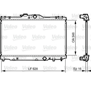 Chladič, chlazení motoru VALEO 735415