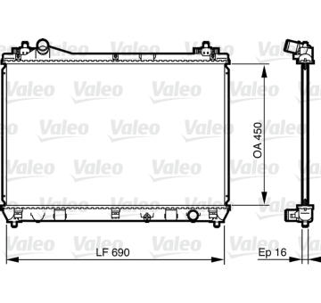 Chladič, chlazení motoru VALEO 735433