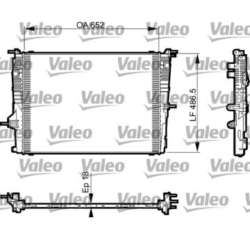 Chladič, chlazení motoru VALEO 735463