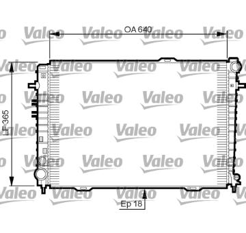 Chladič, chlazení motoru VALEO 735500