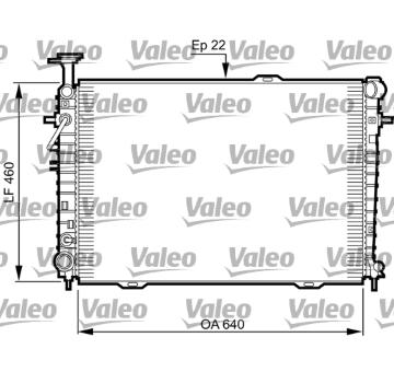 Chladič, chlazení motoru VALEO 735542