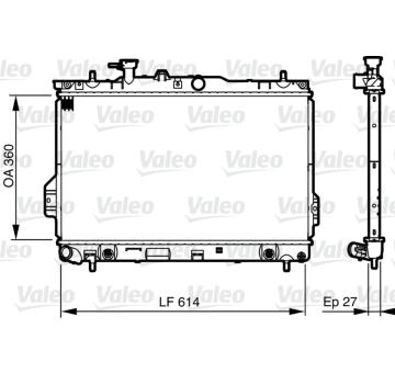 Chladič, chlazení motoru VALEO 735606