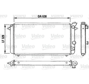 Chladič, chlazení motoru VALEO 810889