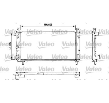 Chladič, chlazení motoru VALEO 810924