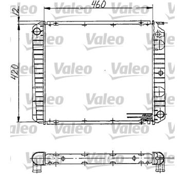 Chladič, chlazení motoru VALEO 810968