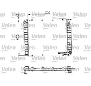 Chladič, chlazení motoru VALEO 810970