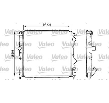 Chladič, chlazení motoru VALEO 810995