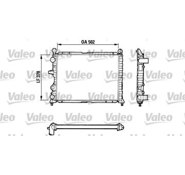 Chladič, chlazení motoru VALEO 811071