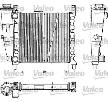 Chladič, chlazení motoru VALEO 811385