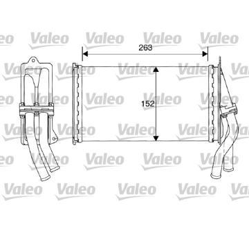 Výmenník tepla vnútorného kúrenia VALEO 812015