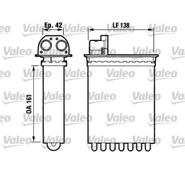 Výmenník tepla vnútorného kúrenia VALEO 812028
