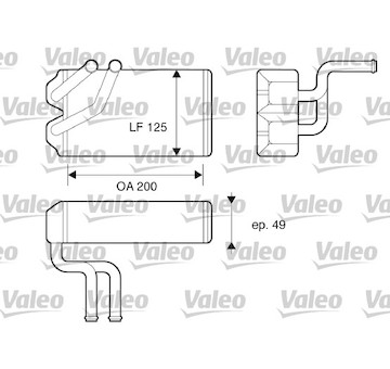 Vymenik tepla, Vnitrni vytapeni VALEO 812069