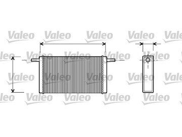 Výměník tepla, vnitřní vytápění VALEO 812245