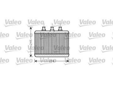 Výměník tepla, vnitřní vytápění VALEO 812365