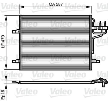 Kondenzátor klimatizácie VALEO 814185