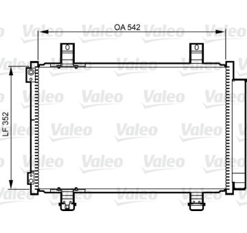 Kondenzátor, klimatizace VALEO 814219