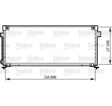 Kondenzátor, klimatizace VALEO 814259