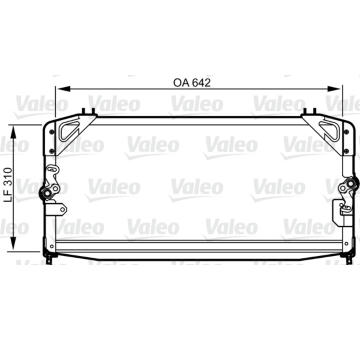 Kondenzátor, klimatizace VALEO 814279