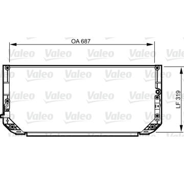 Kondenzátor, klimatizace VALEO 814298