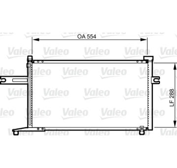 Kondenzátor, klimatizace VALEO 814300