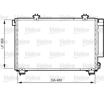 Kondenzátor, klimatizace VALEO 814307