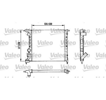 Chladič, chlazení motoru VALEO 816658
