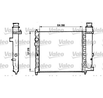 Chladič, chlazení motoru VALEO 816700