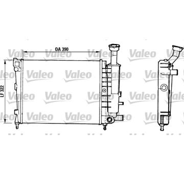 Chladič, chlazení motoru VALEO 816706