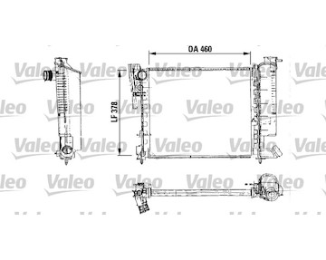 Chladič, chlazení motoru VALEO 816715