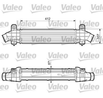 Chladič plniaceho vzduchu VALEO 817238