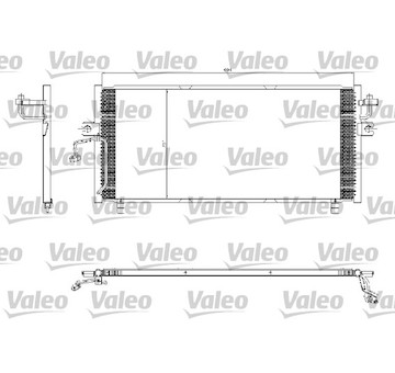 Kondenzátor, klimatizace VALEO 817253