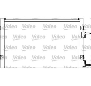 Kondenzátor, klimatizace VALEO 817445