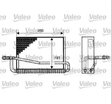 Výparník, klimatizace VALEO 817520