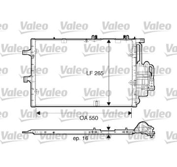Kondenzátor, klimatizace VALEO 817610