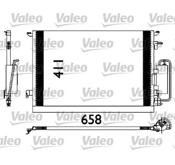 Kondenzátor, klimatizace VALEO 817647
