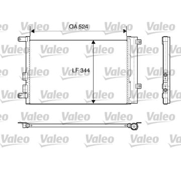 Kondenzátor klimatizácie VALEO 817818