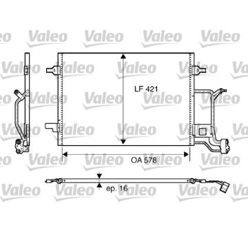 Kondenzátor, klimatizace VALEO 817840