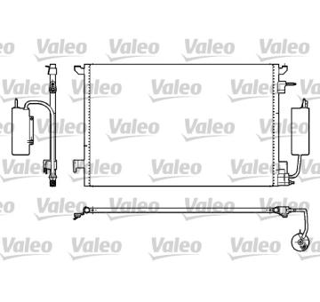 Kondenzátor, klimatizace VALEO 817852
