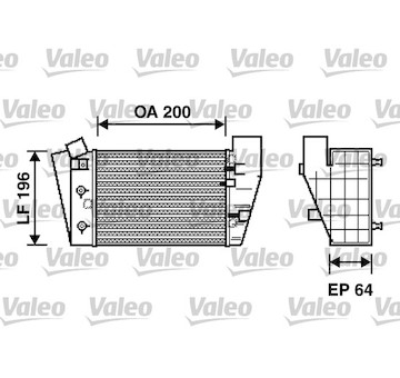 Chladič turba VALEO 817869