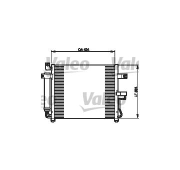 Kondenzátor, klimatizace VALEO 818073