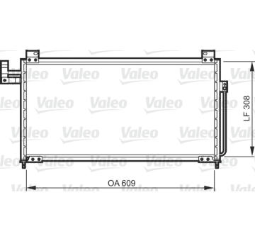 Kondenzátor, klimatizace VALEO 818087
