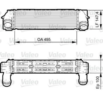 Chladič turba VALEO 818254