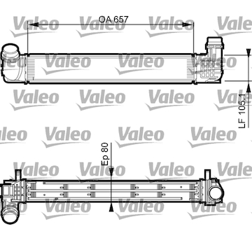 chladič turba VALEO 818270