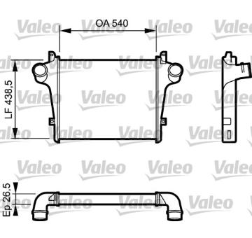 Chladič turba VALEO 818779