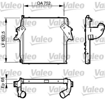 Chladič turba VALEO 818781