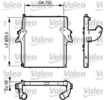 chladič turba VALEO 818782