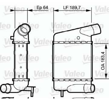 chladič turba VALEO 818835